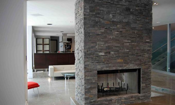 Natural Stacked Stone Veneer Example