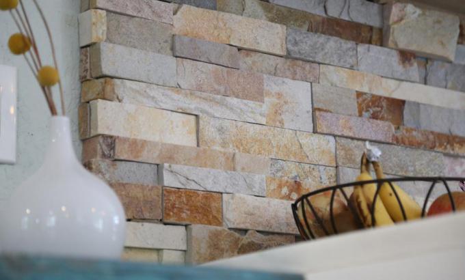 Natural Stacked Stone Veneer Example