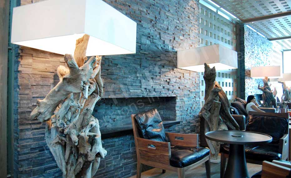 Natural Stacked Stone Veneer Example